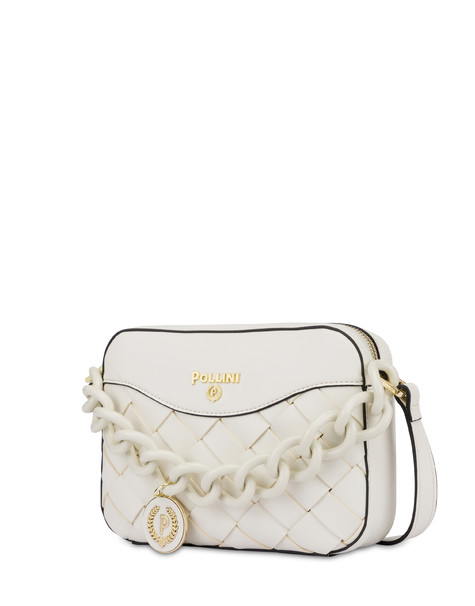 Tarcolla bag with Chain Reaction weave IVORY