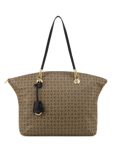 Soft Touch heritage tote bag TAUPE/BLACK