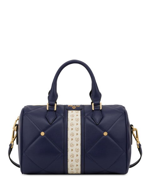 Chesterfield matelassé handbag BLUE/IVORY