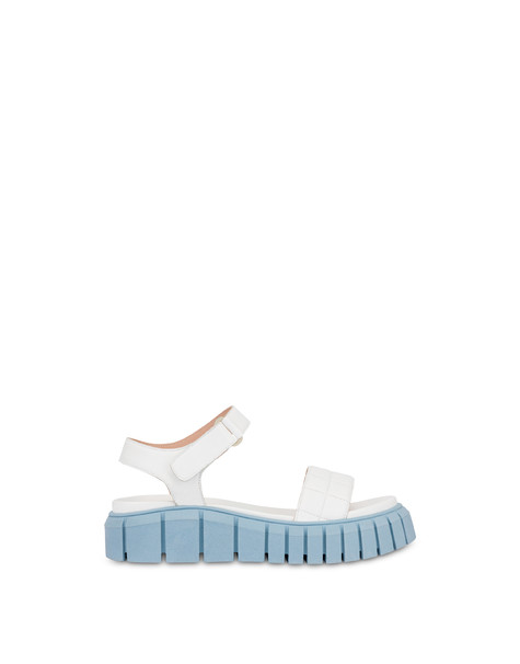 Summer Mountain nappa leather sandals WHITE/SKY