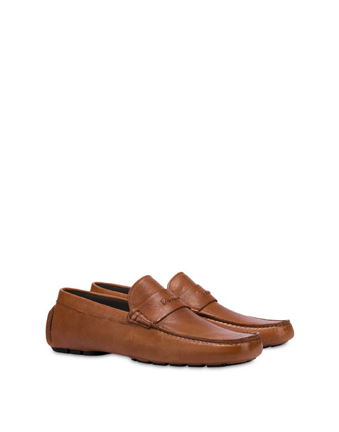 Drivers logo goat loafers HIDE