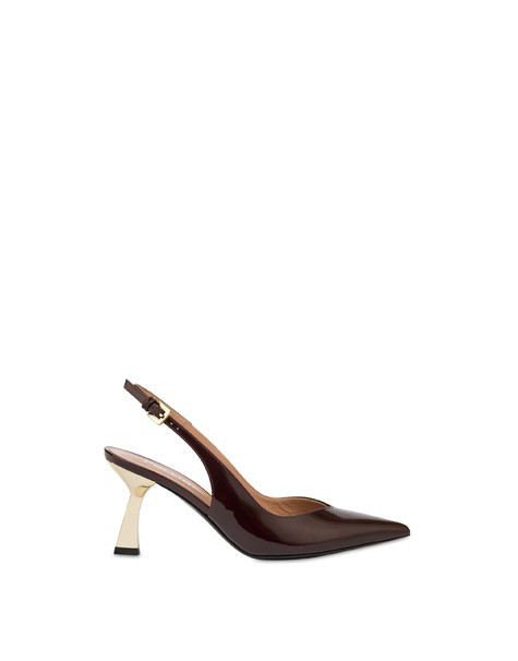 Advance Slingback In Patent Leather Must/platinum