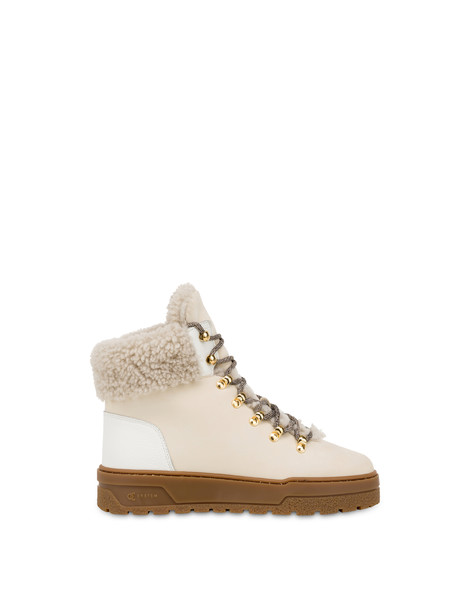 Ice Cracker Nubuck And Sheepskin Walking Boots Ice/ice/sand