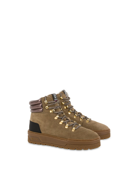 Ice Cracker Suede Walking Boots Sand/wood