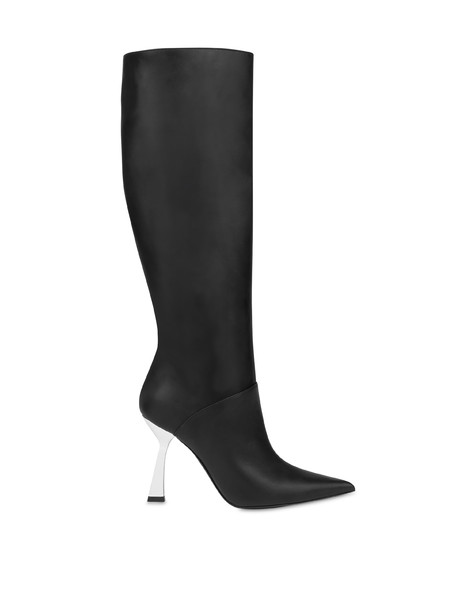 Advance Calfskin Boot Black/silver