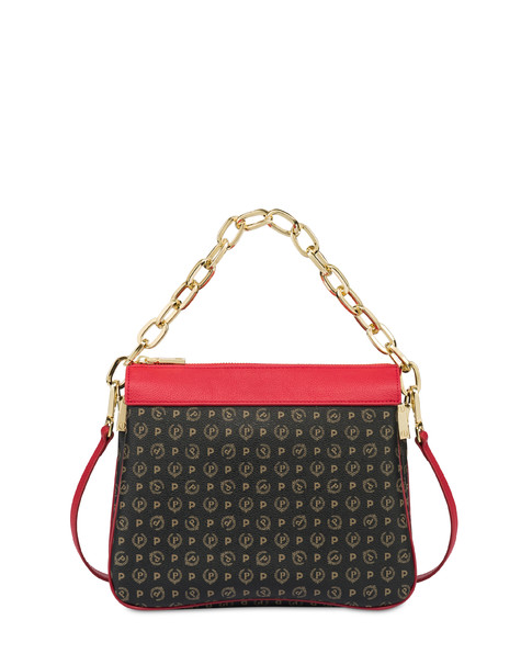 Heritage Pvc Shoulder Bag Black/laky Red