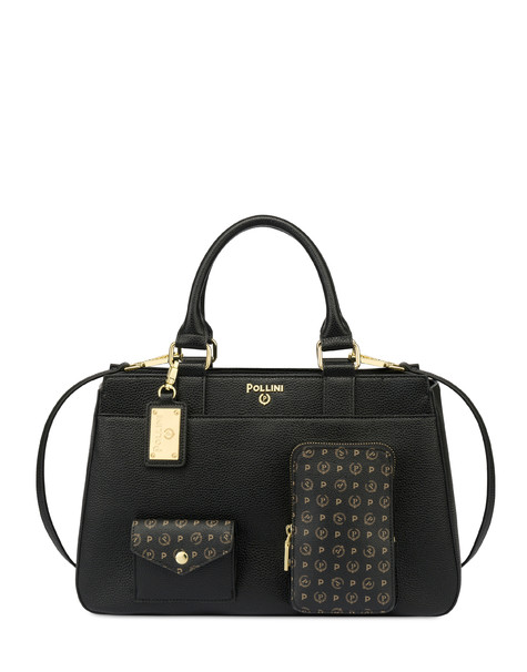 Eclectic Double-handle Bag Black/black