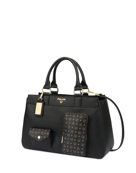 Eclectic Double-handle Bag Black/black