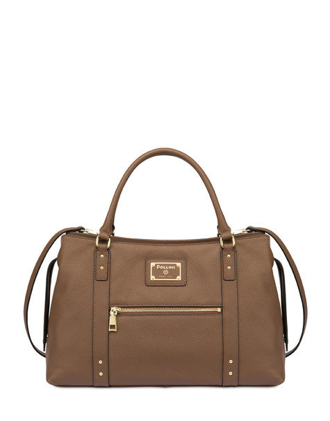 Serena Double Handle Bag Brown