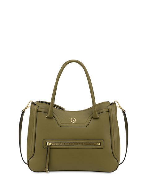 Zipper Double-handle Bag Olive