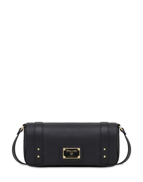 Serena Shoulder Bag In Calf Leather Black