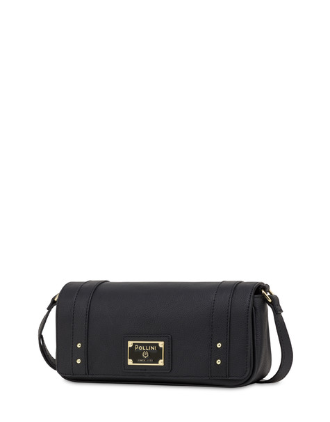 Serena Shoulder Bag In Calf Leather Black