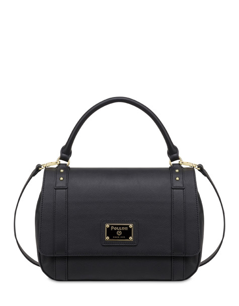 Borsa Top Handle In Vitello Serena Nero