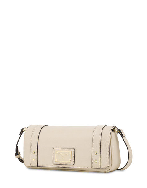 Serena Shoulder Bag In Calf Leather Ivory