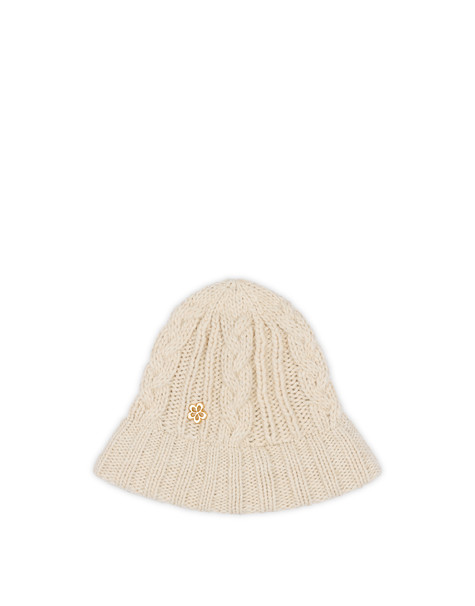 Hat In Wool Blend Beige