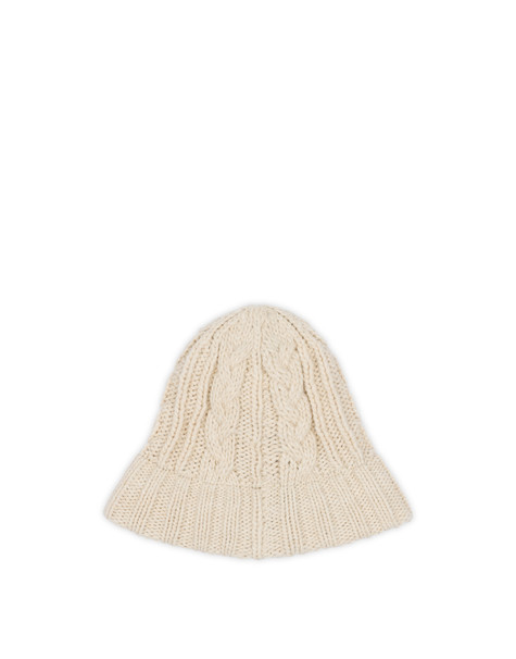 Cappello In Misto Lana Beige