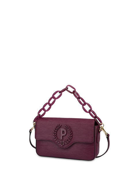 Candy Bag With Oversized Chain Burgundy