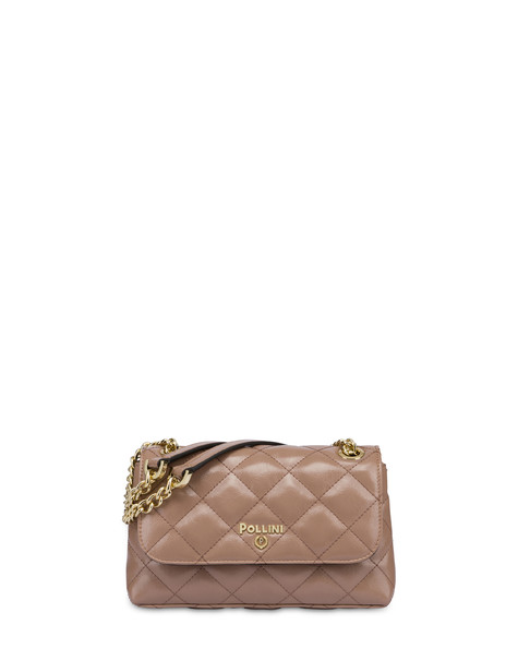 Waltzer Night Matelassé Shoulder Bag Nude