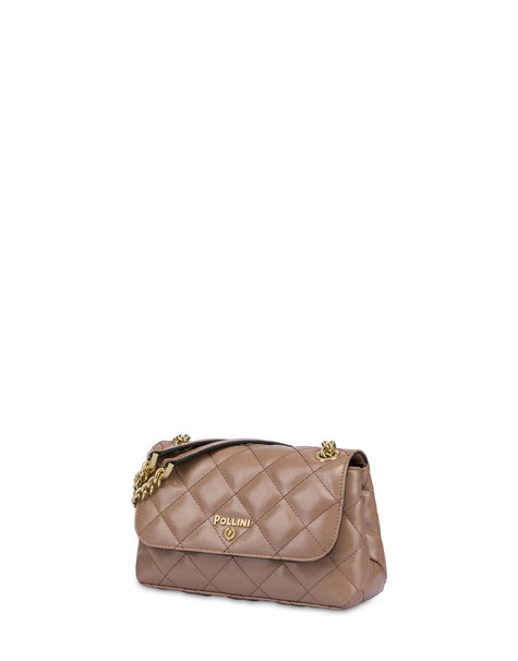 Waltzer Night Matelassé Shoulder Bag Nude