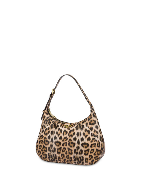 Nina Leopard Print Hobo Bag Leopard