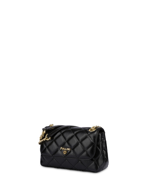 Waltzer Night Matelassé Shoulder Bag Black