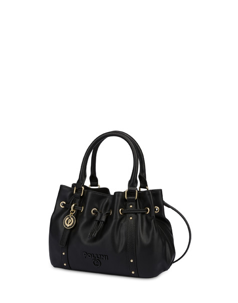 Piccola Borsa In Nappa Serena Nero/nero