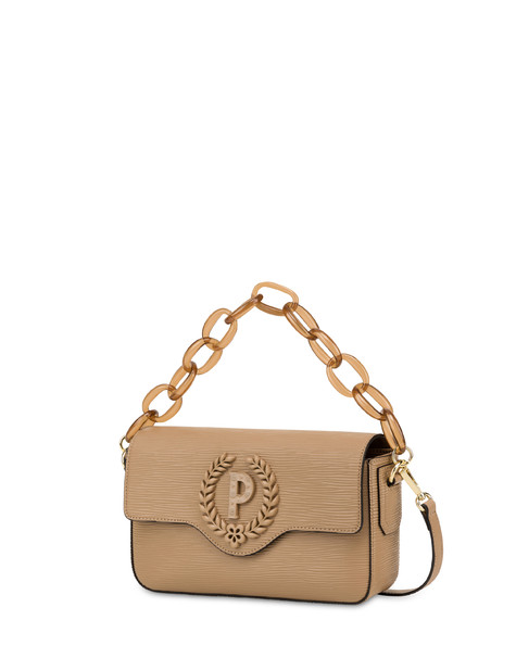 Candy Bag With Oversized Chain Taupe