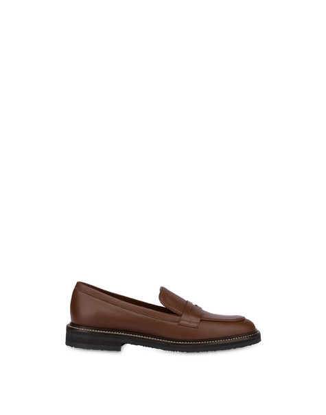 Artisan Touch Calfskin Loafer Wood/wood