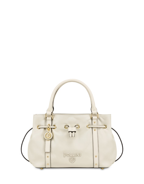 Serena Small Nappa Leather Bag Ivory/ivory