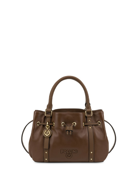 Serena Small Nappa Leather Bag Brown/brown