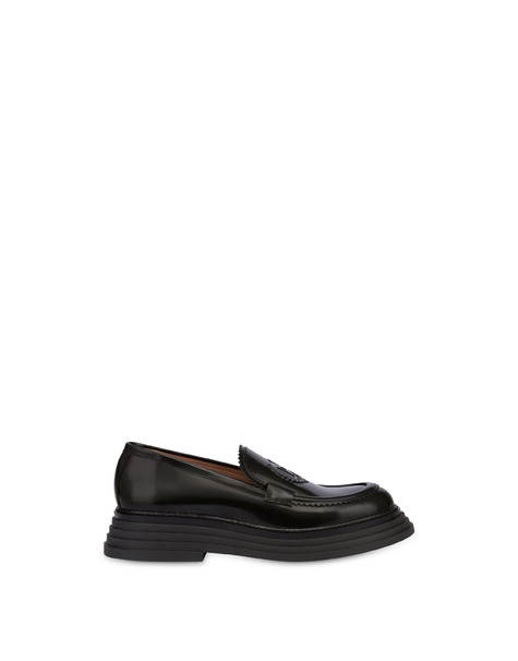 Stairway Loafer In Abraded Calfskin Black