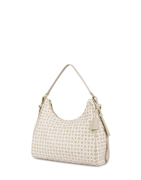 Heritage Soft Touch Hobo Bag Ivory/ivory