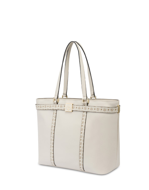 Overlay Tote Bag Ivory/ivory