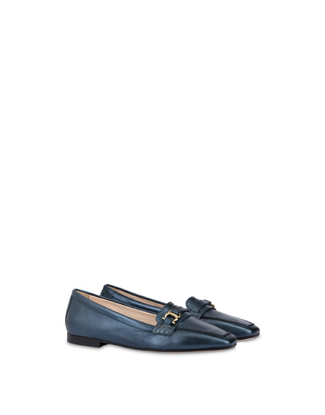 Uptown Metallic Nappa Leather Loafers Royal