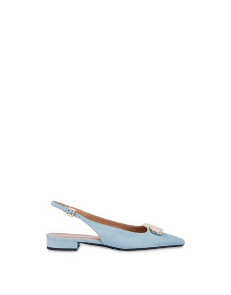 Bullion Wildleder-slingback-ballerinas 