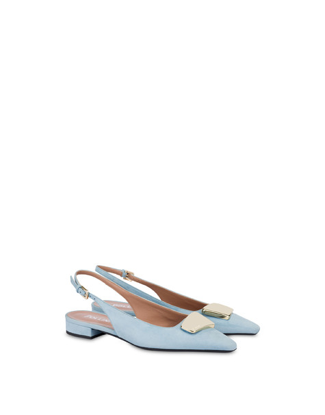 Bullion Wildleder-slingback-ballerinas 