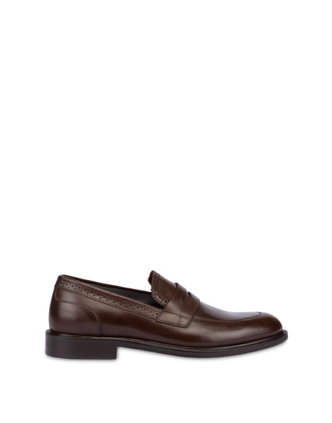 1920 Calfskin Moccasins Dark Brown