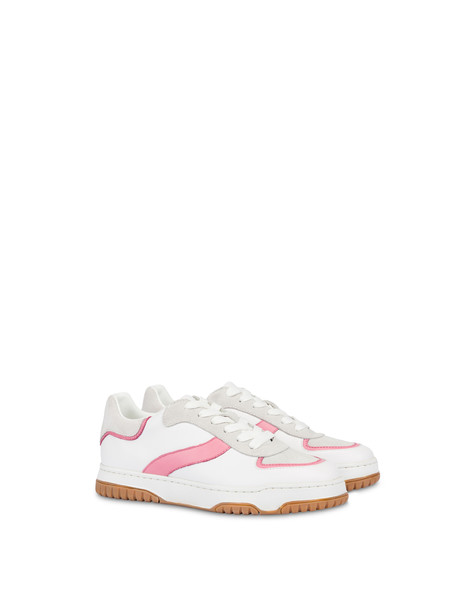 Sandy Calfskin Sneakers Cloud/cloud/pink