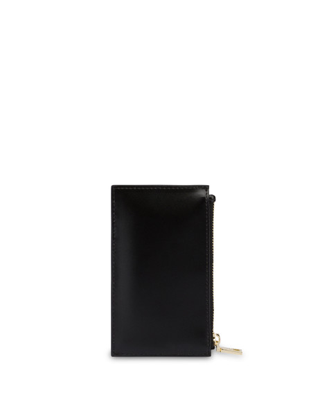 Zippered Card Holder Black