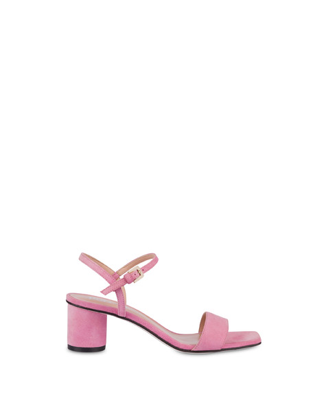 Sunset Suede Sandals With Strap Pink