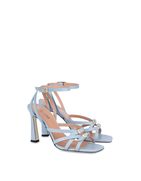 Double Sandals With Ankle Strap Sky