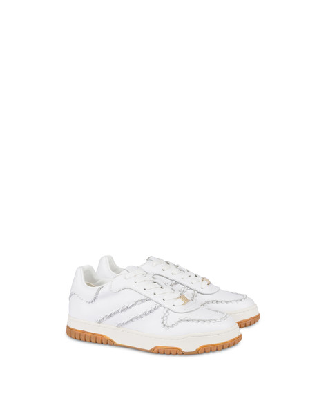 Artisan Sandy Calfskin Sneakers Cloud/cloud