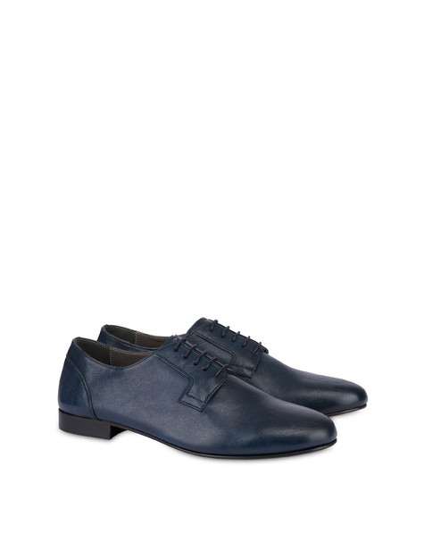 Flessible Goatskin Derby Blue