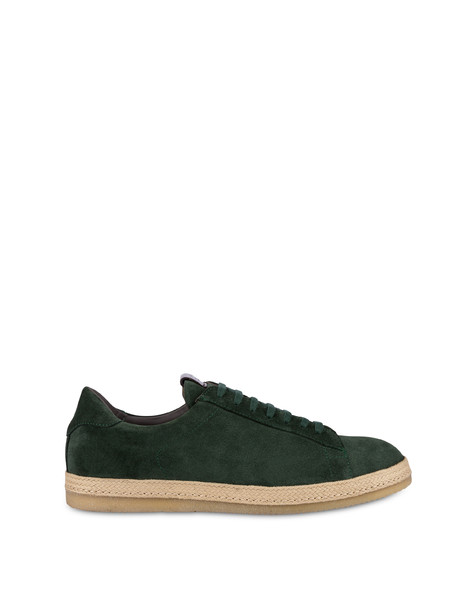 Santa Monica Split Leather Sneakers Green