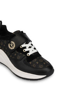 Sneakers in calf leather and PVC Logo Heritage Photo 4