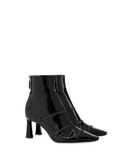 Metal Stripes patent leather ankle boots Photo 2