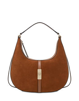 Essence crust leather micro hobo bag Photo 1