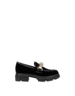 Laurel Horsebit herringbone velvet loafers Photo 1