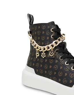 High sneakers with Heritage Logo Classic charms Photo 4