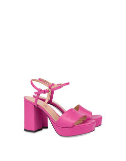 Seventies calfskin high sandals Photo 2